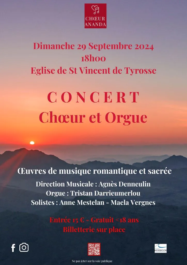 Le Choeur Ananda en concert