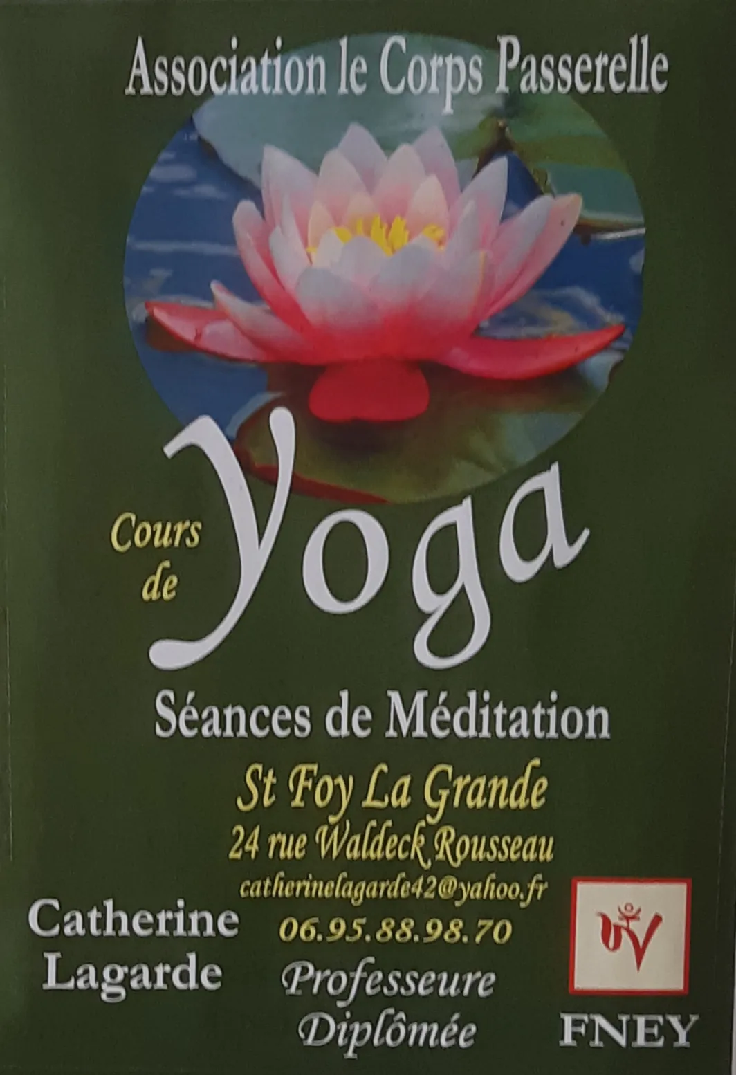 Stage de Yoga Sutras  par l'association Le Corps Passerelle