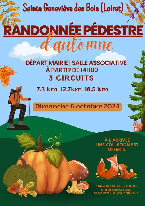 Randonnée pédestre d'Automne