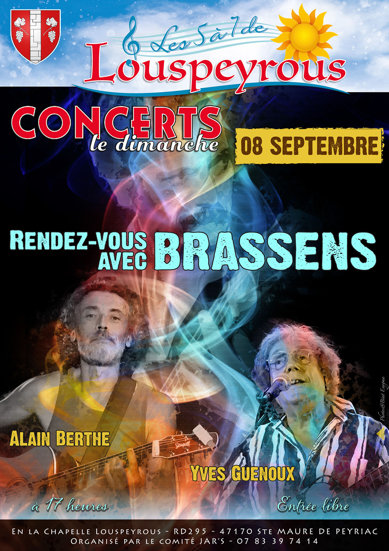 Les 5 à 7 de Louspeyrous  rendez-vous avec Brassens