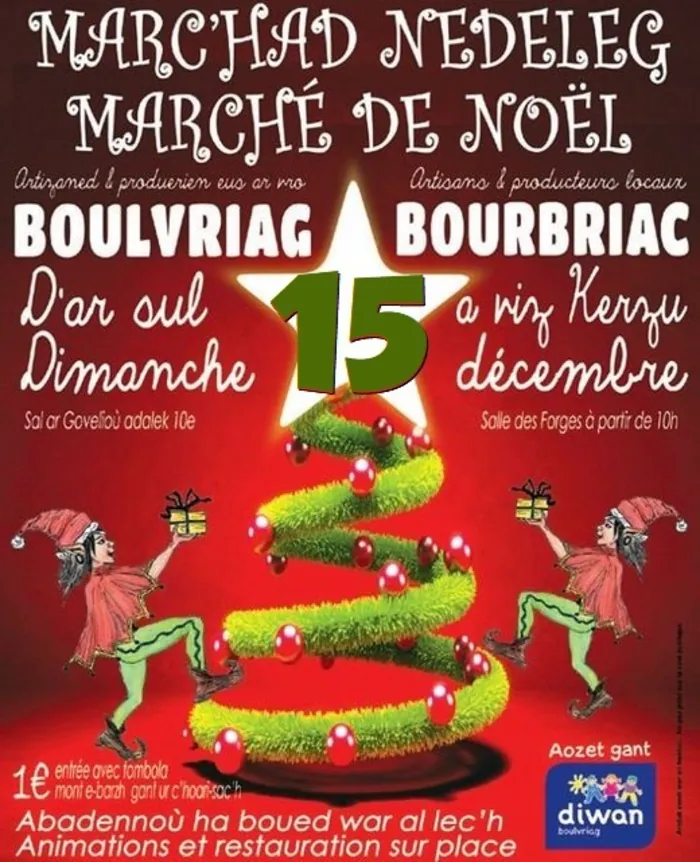 Marché de Noël Diwan Salle des Forges / Sal ar Forjoù Bourbriac