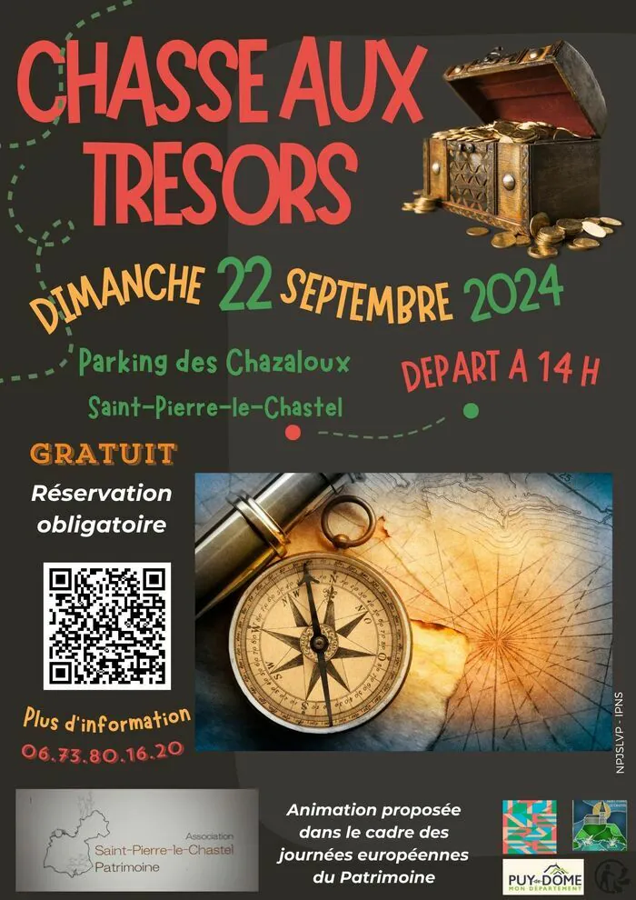 Chasse aux trésors du Patrimoine Site de Chazaloux Saint-Pierre-le-Chastel