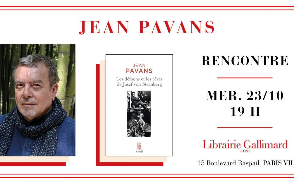 Soirée Critique littéraire avec Jean Pavans à la Librairie Gallimard Librairie Gallimard Paris