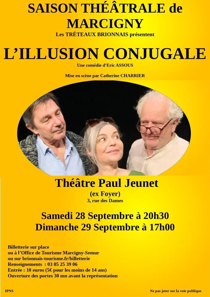 L'illusion conjugale théâtre du Foyer/Jeunet Marcigny