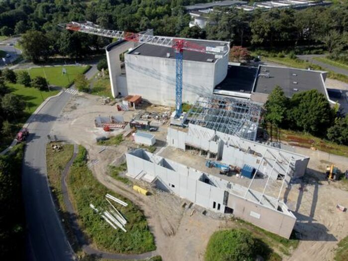 Théâtre de la Fleuriaye et visite du chantier de restructuration Theatre La Fleuriaye Carquefou