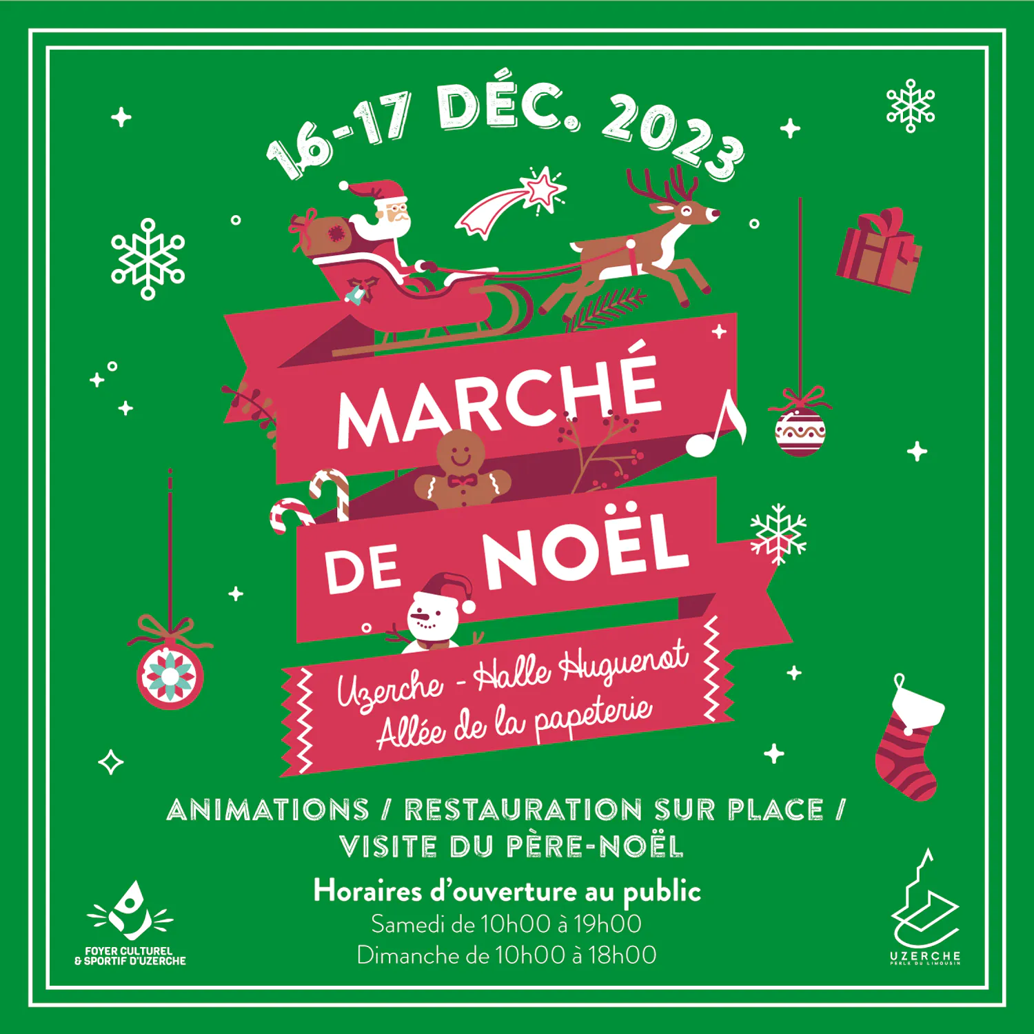 Marché de Noël à Uzerche