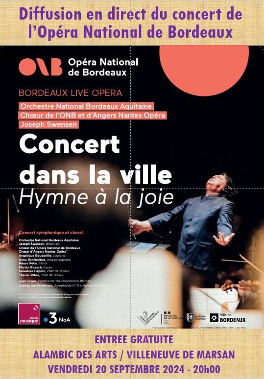 Concert dans la ville Hymne à la joie