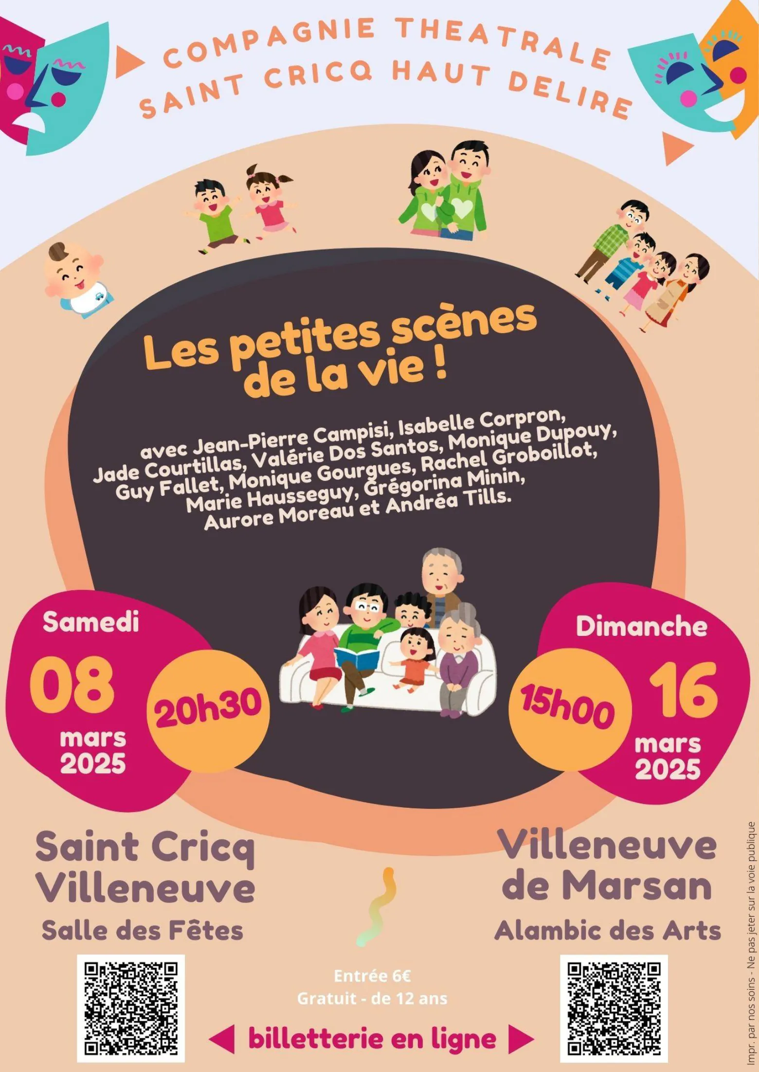 Théâtre Les petites scènes de la vie !