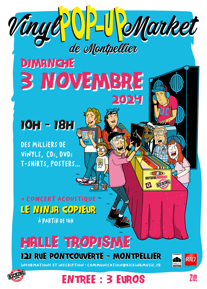 8° Vinyl Pop-Up Market de Montpellier Halle Tropisme Saint-Chély-d'Apcher