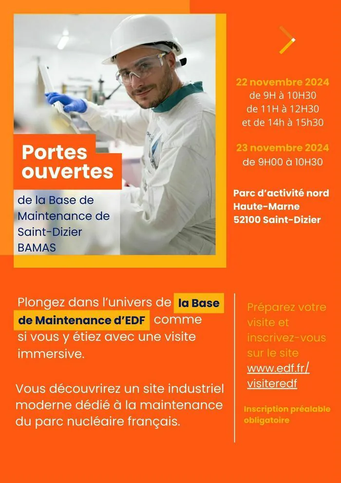 Portes ouvertes de la BAMAS BAMAS - base de maintenance EDF Saint-Dizier