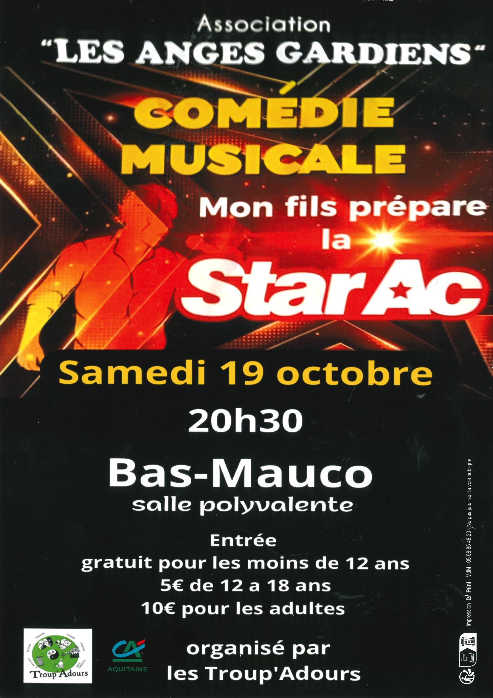 Comédie musicale "Mon fils prépare la Star Ac"