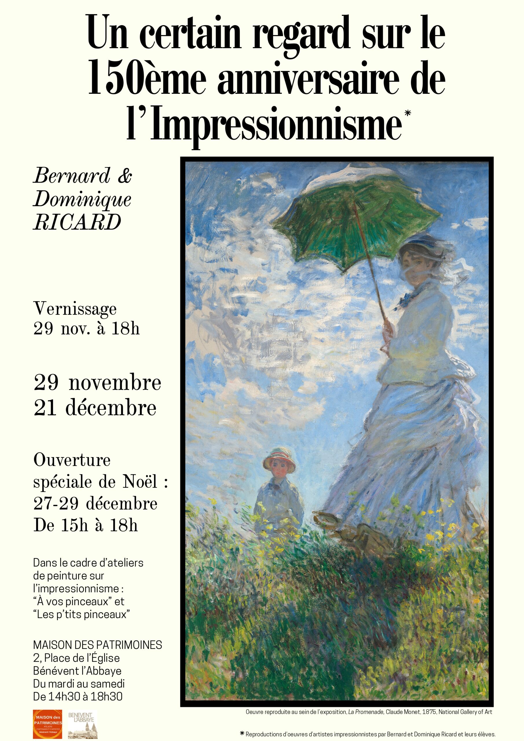 Exposition Un certain regard sur le 150ème anniversaire de l'Impressionnisme