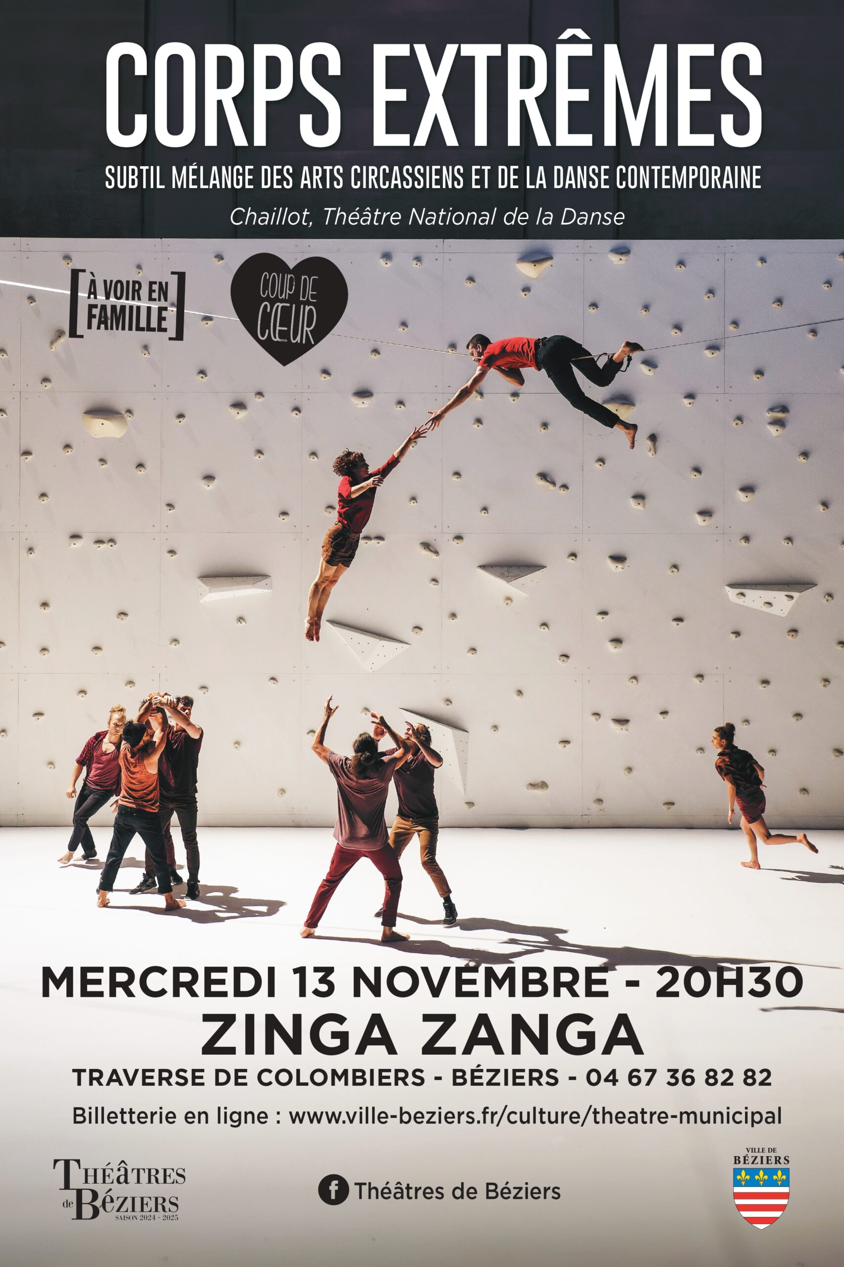 CIRQUE/BALLET AÉRIEN CORPS EXTRÊMES