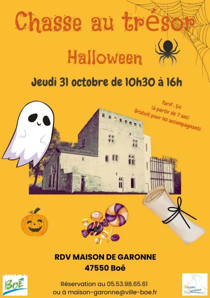 Chasse au trésor d’Halloween Jeune public