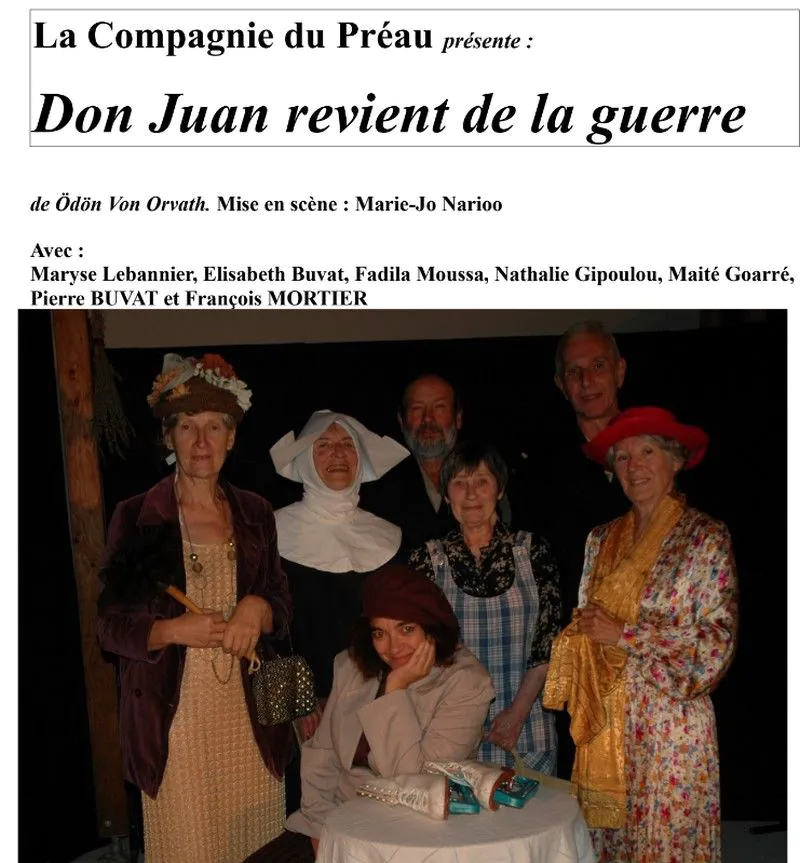 Théâtre Don Juan revient de la guerre