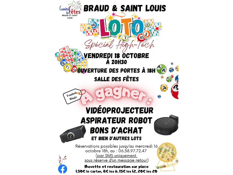 Loto du comité des fêtes de Braud