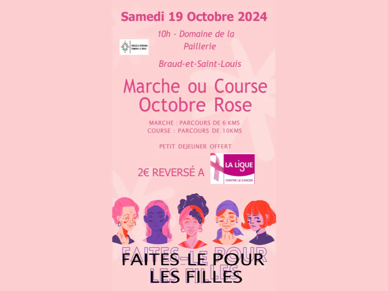 Marche ou course Octobre rose