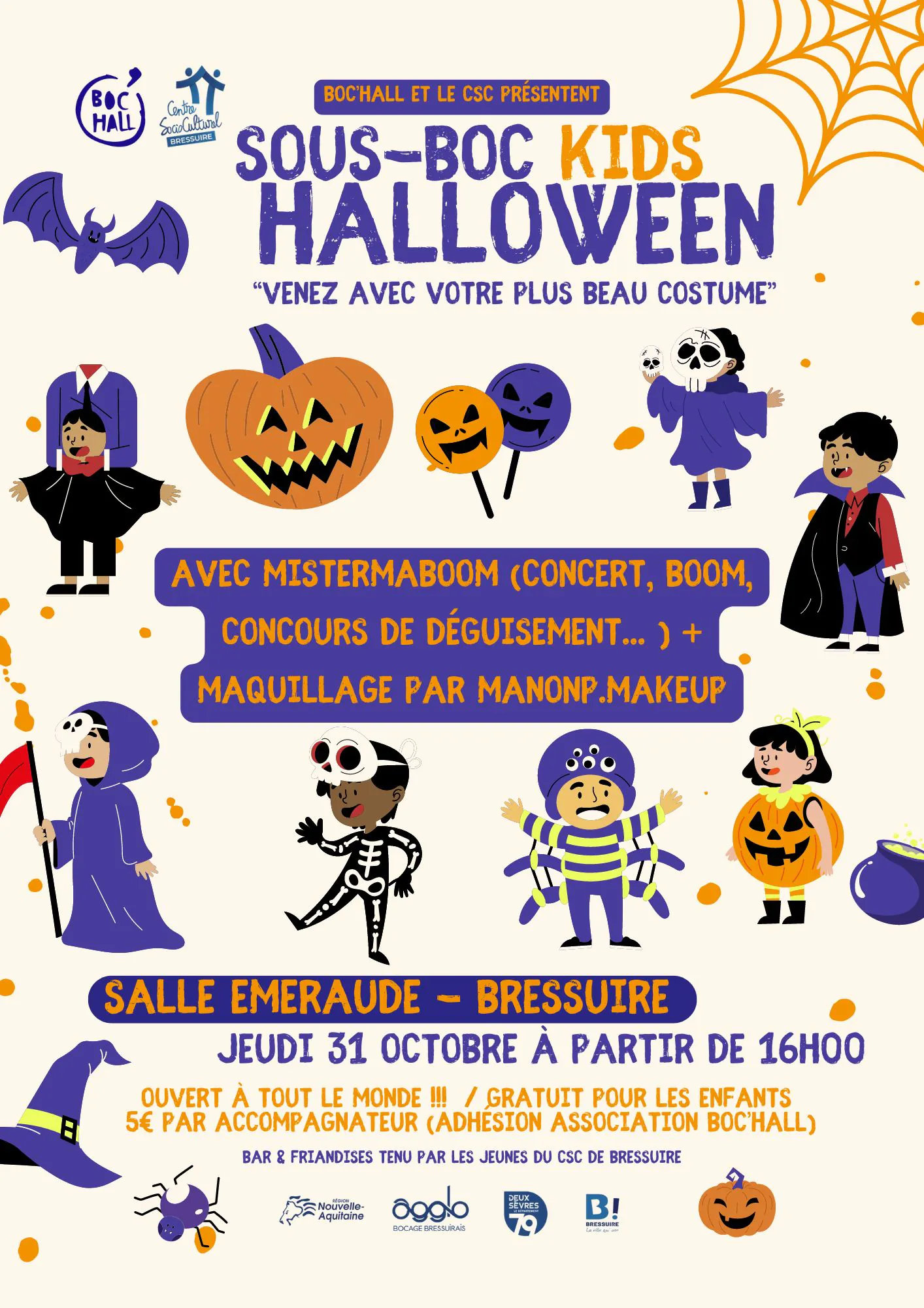 Halloween Sous-boc Kids