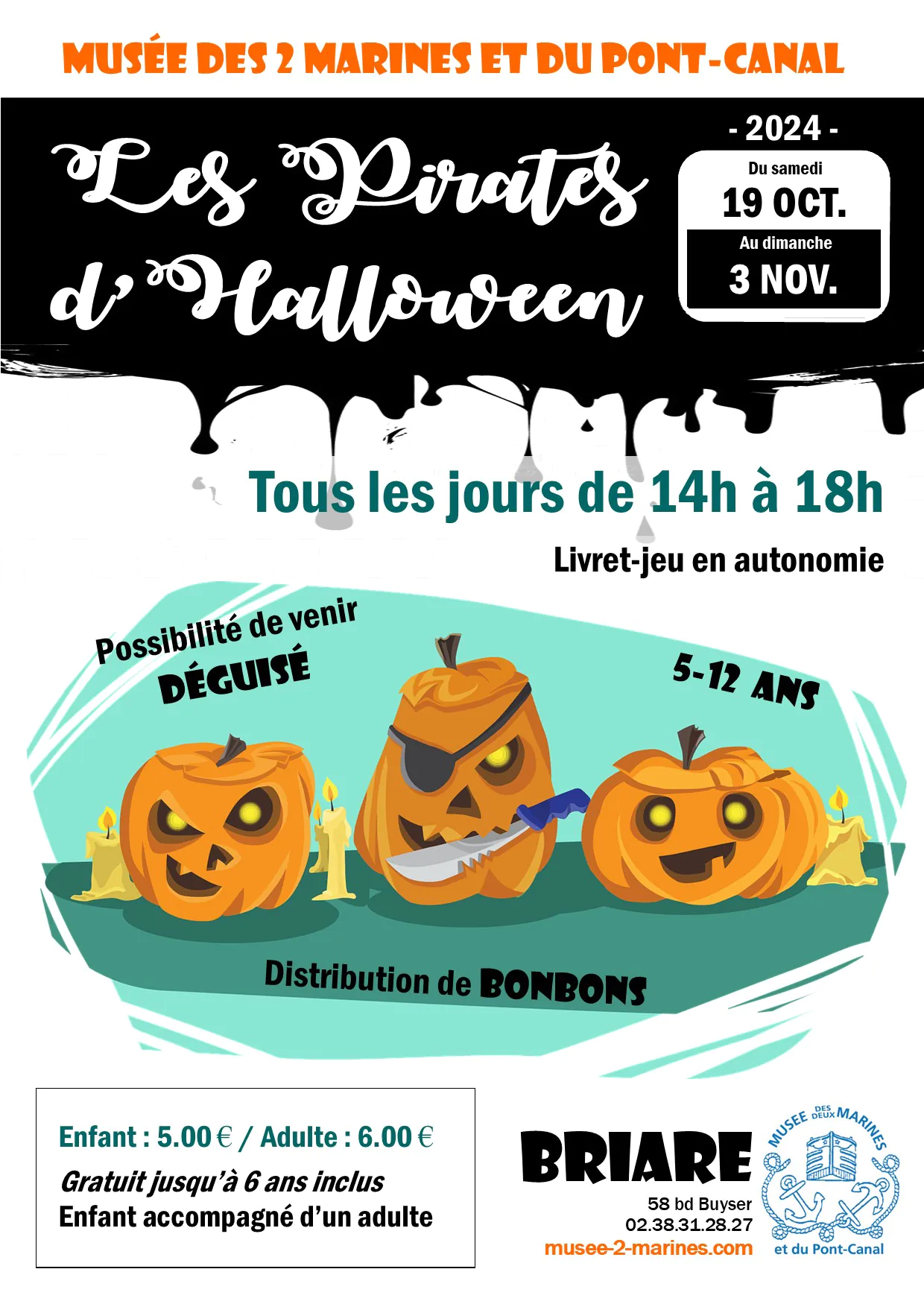 Animation famille "Les Pirates d'Halloween"