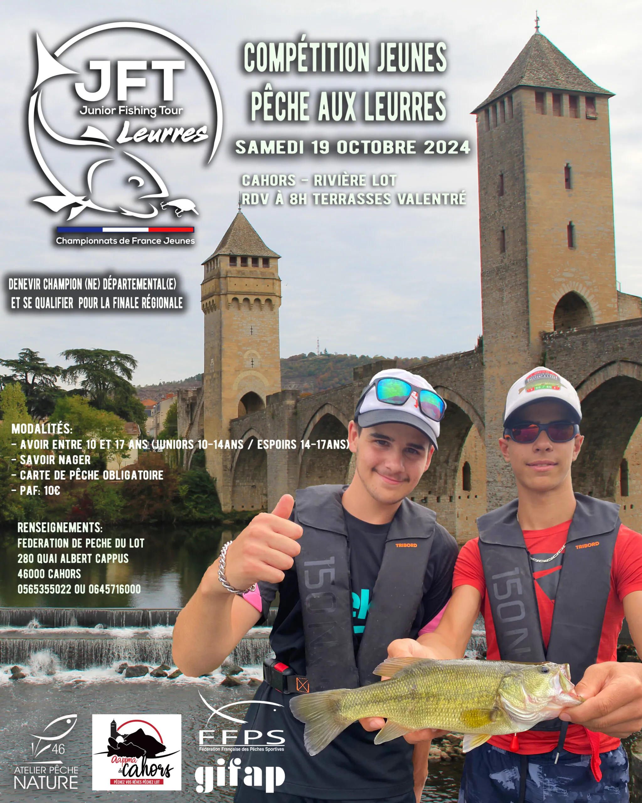 Junior fishing tour Manche de Cahors