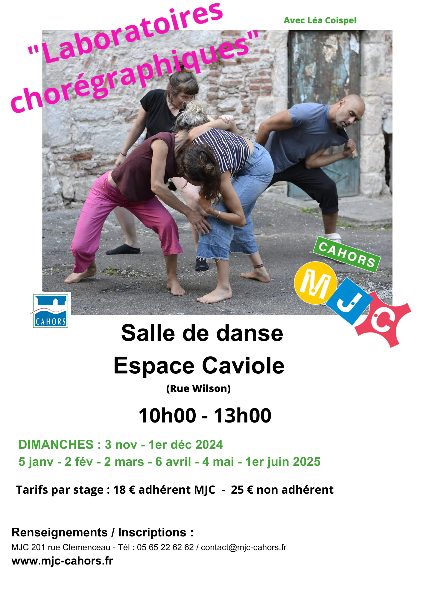 Stage de danse "Laboratoires chorégraphiques"