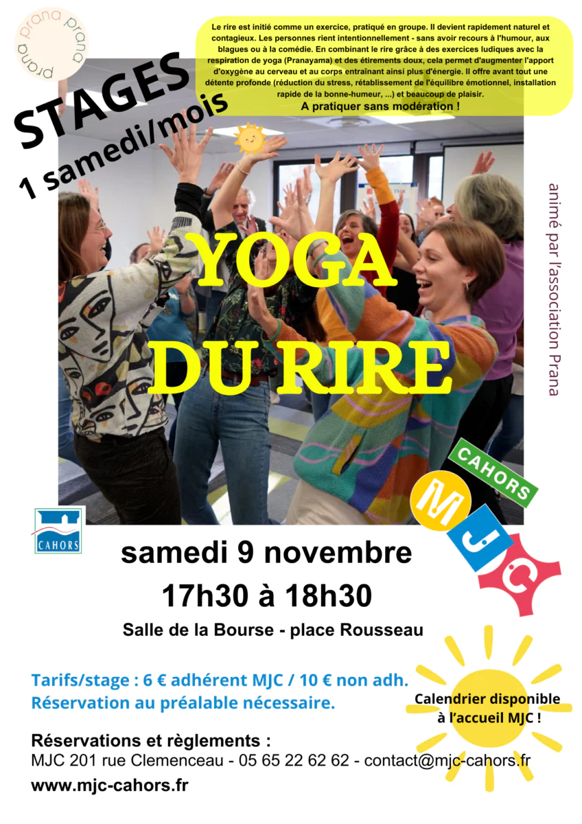 Stage Yoga du rire à la MJC