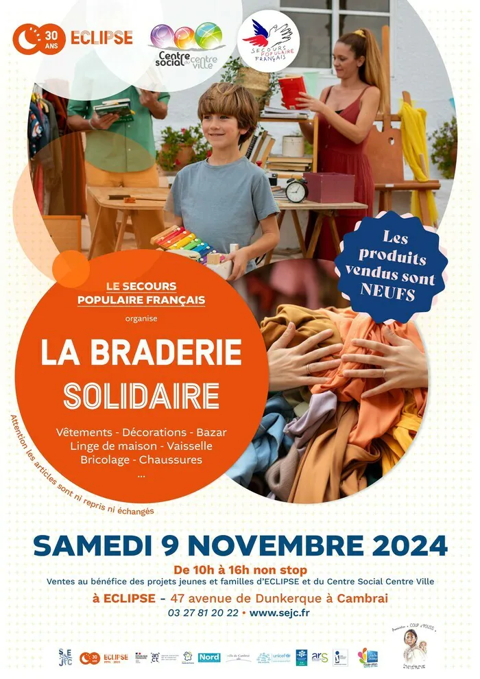 La braderie solidaire - à l'Eclipse Cambrai Centre Eclipse Cambrai