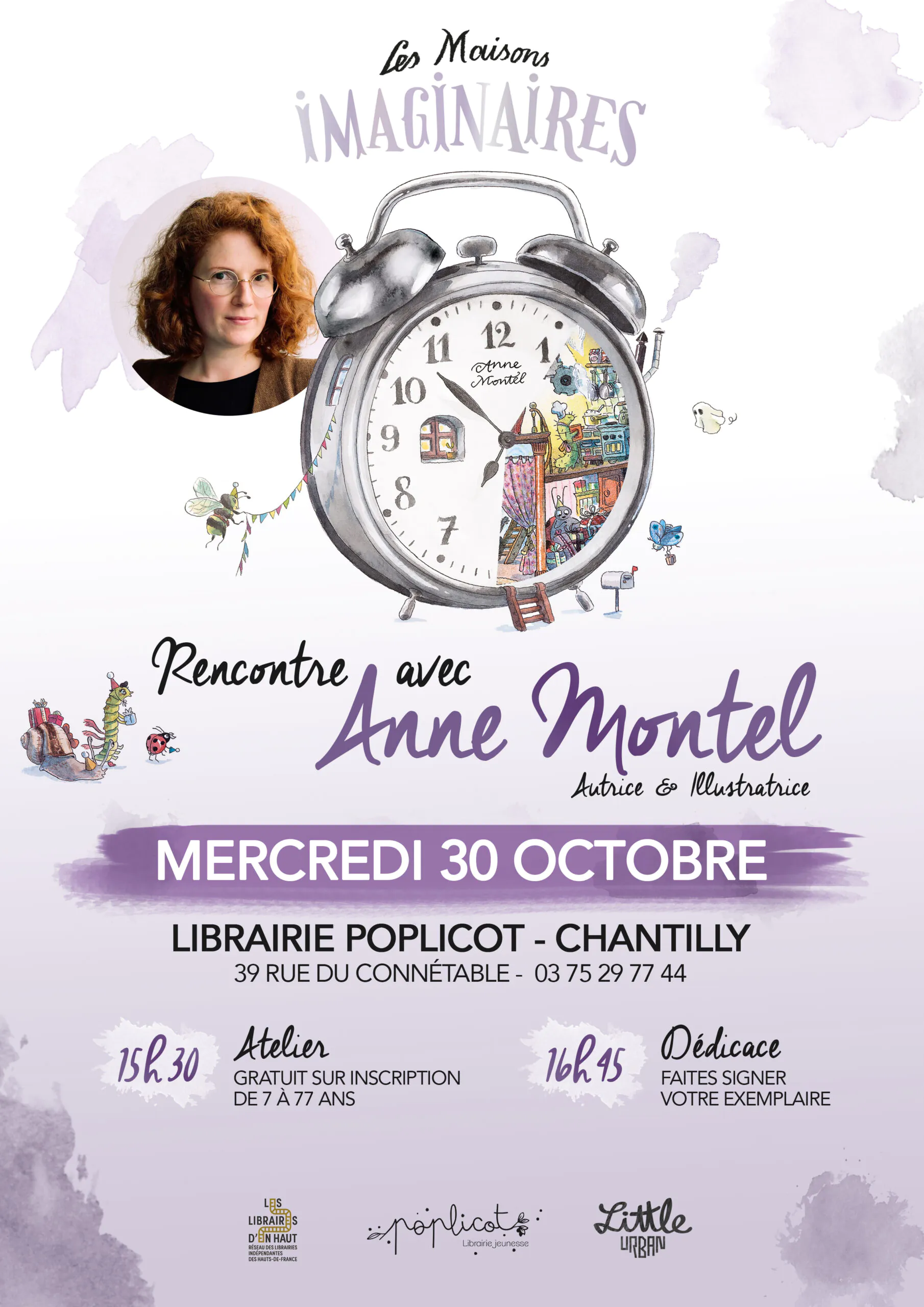 Rencontre et dédicace avec Anne Montel à la librairie Poplicot