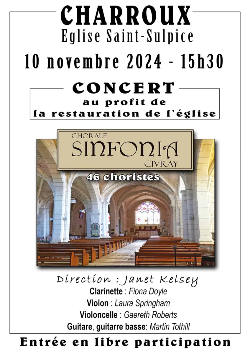 Concert de la chorale Sinfonia