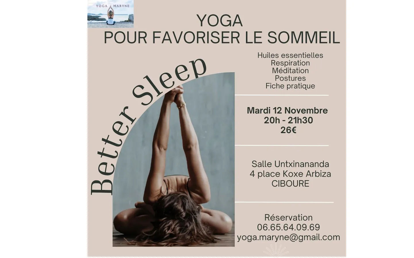 Yoga pour favoriser le sommeil