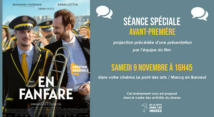 En fanfare Cinéma Pont des arts Marcq-en-Barœul