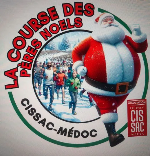 Course des Pères Noël à Cissac