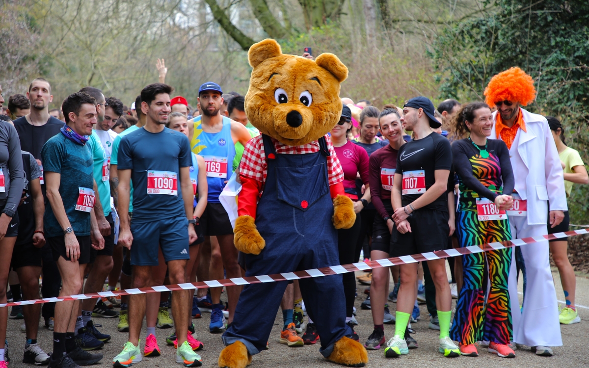 Course de la Saint-Valentin Parc des Buttes Chaumont Paris