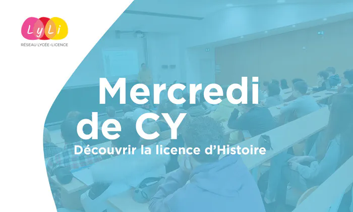 Les mercredis de CY - Histoire CY Cergy Paris Université - site des Chênes - 33 boulevard de l'Oise 95000 Cergy Cergy