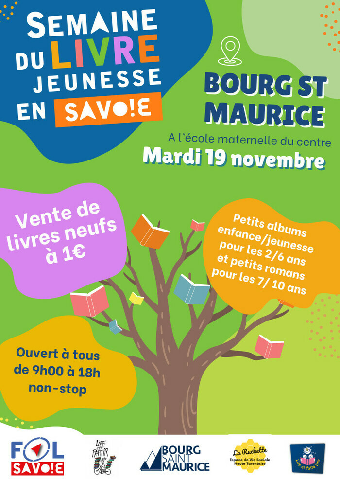 Foire aux livres à 1€ Ecole du centre Bourg-Saint-Maurice