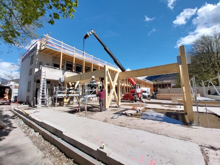 Visite de chantier : l'école du Val des Roses Ecole Val des Roses