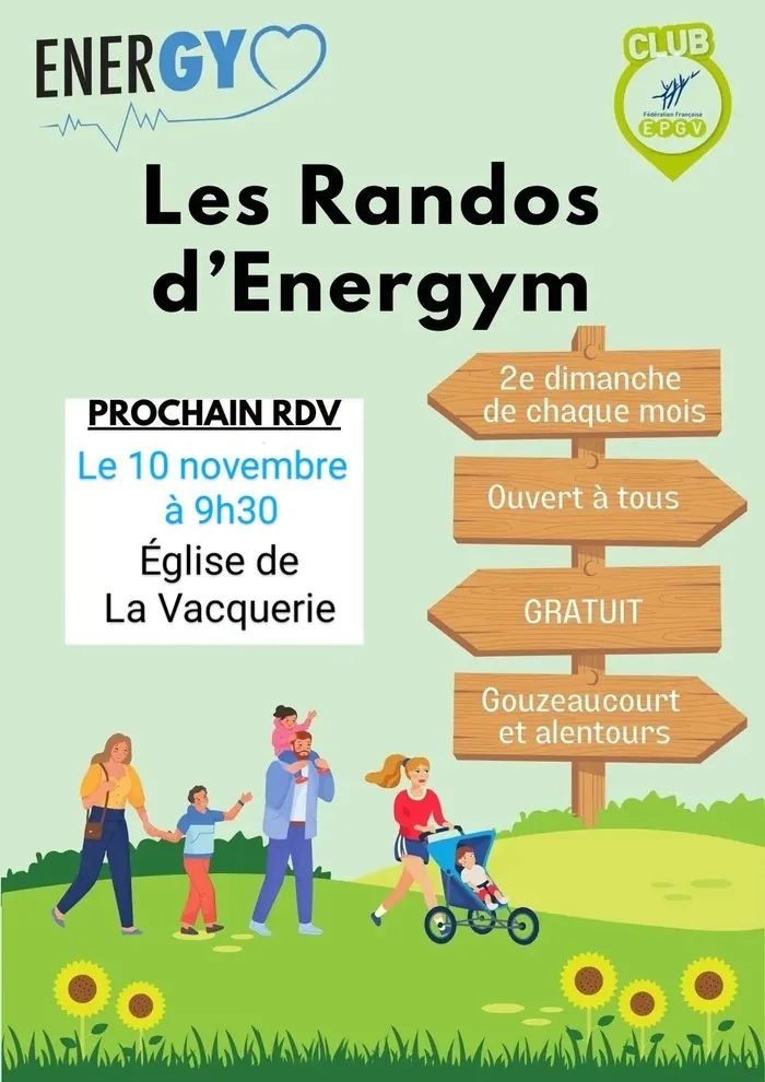 Les Randos d'Energym  ‍♀️ ‍♂️ Eglise de La Vacquerie Villers-Plouich