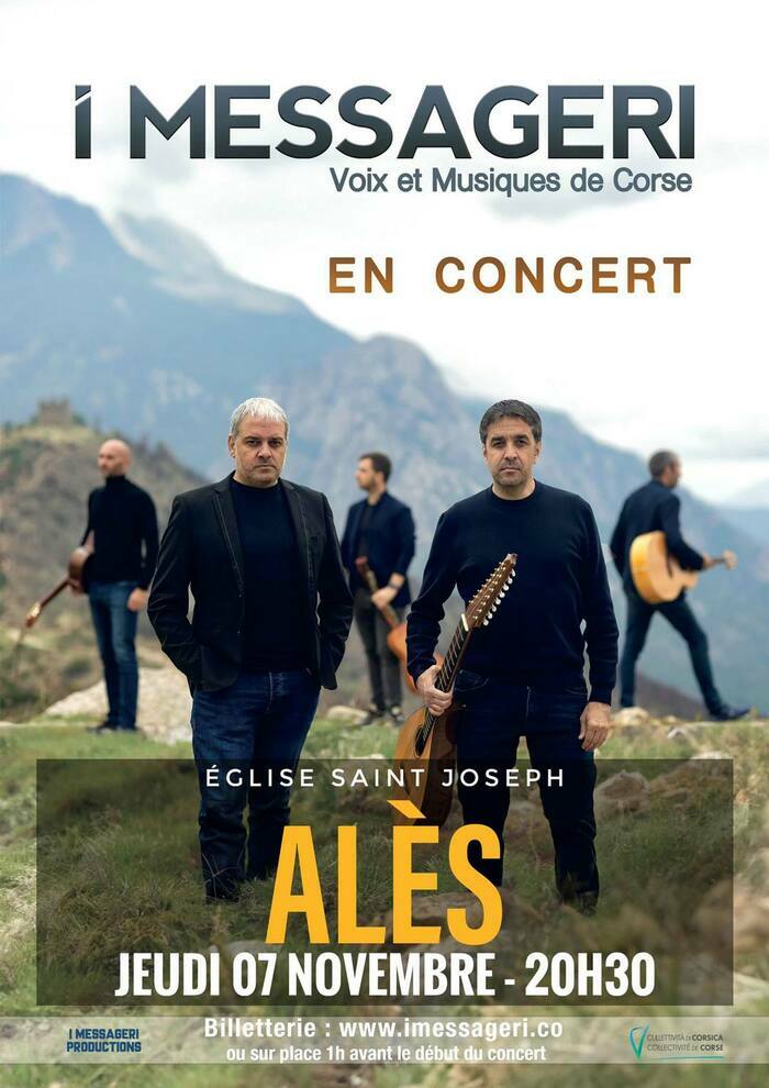 Concert du groupe corse I Messageri Église Saint-Joseph Alès