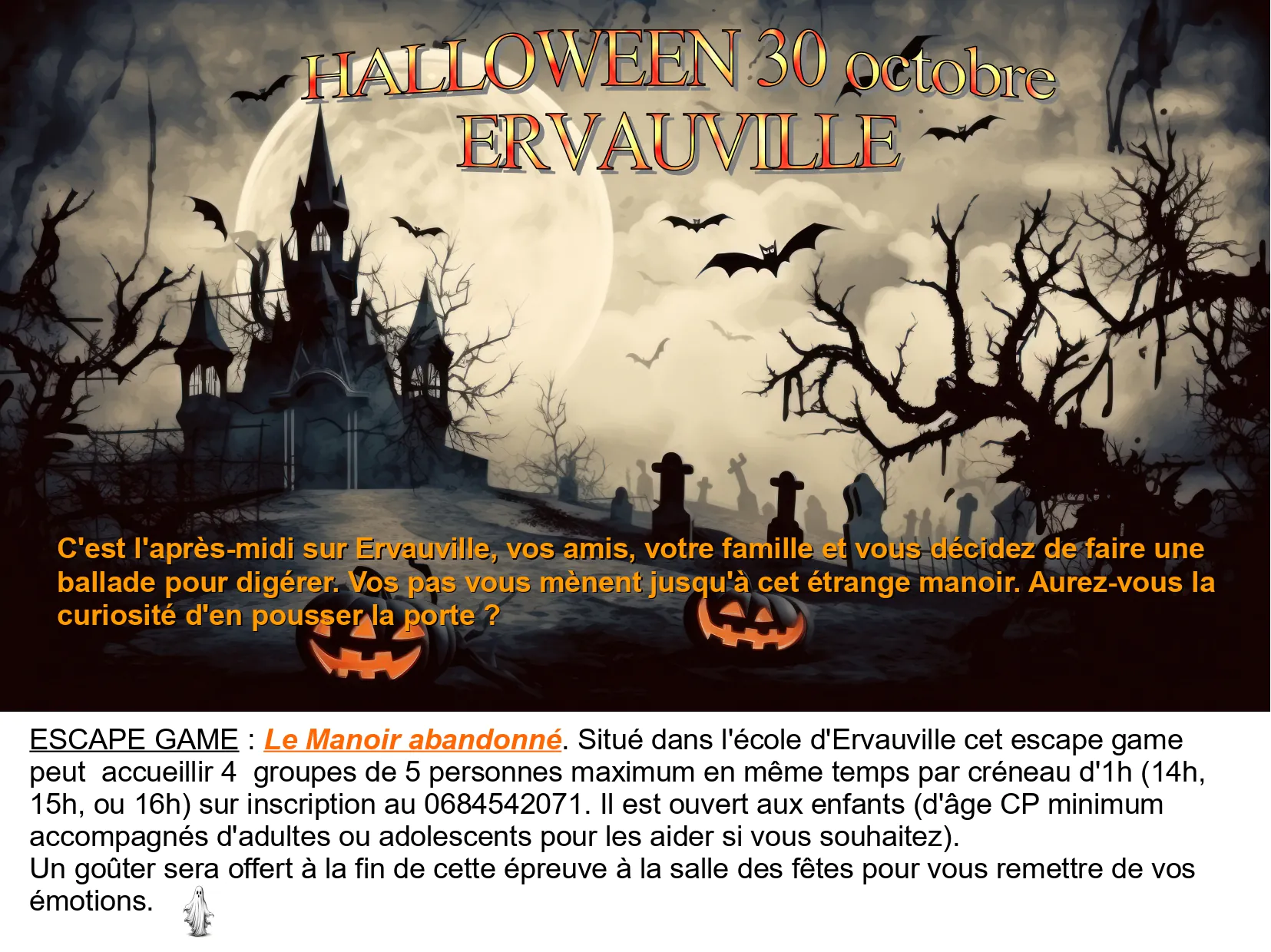 Escape Game "Le Manoir Abandonné"