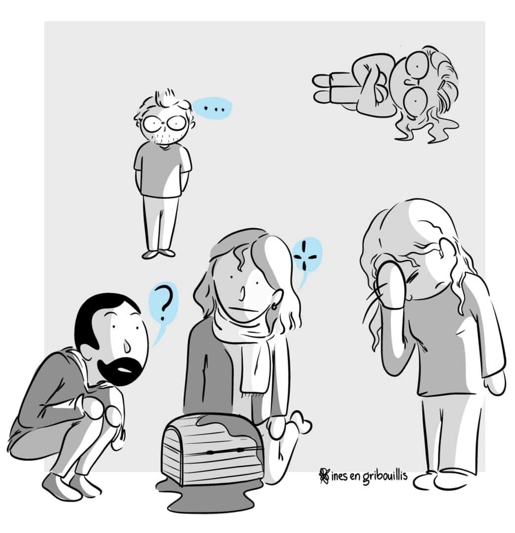 Escape game horreur ines en gribouillis 