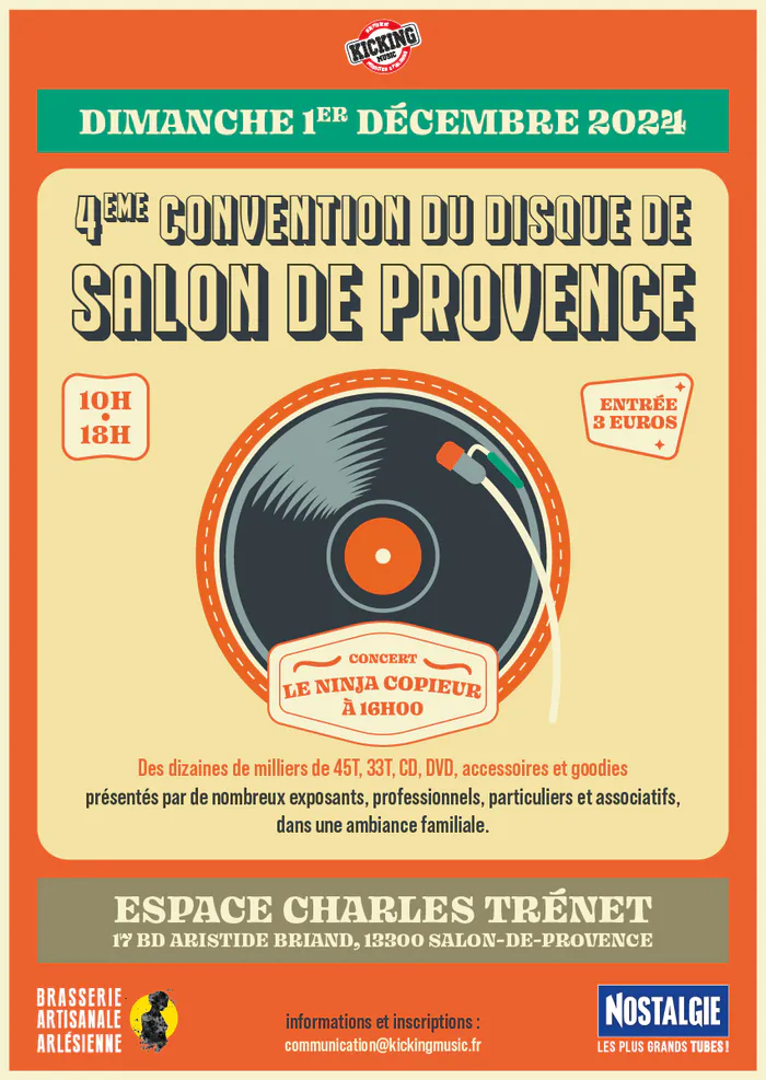 4° Convention du Disque de Salon-de-Provence Espace Charles Trénet Salon-de-Provence