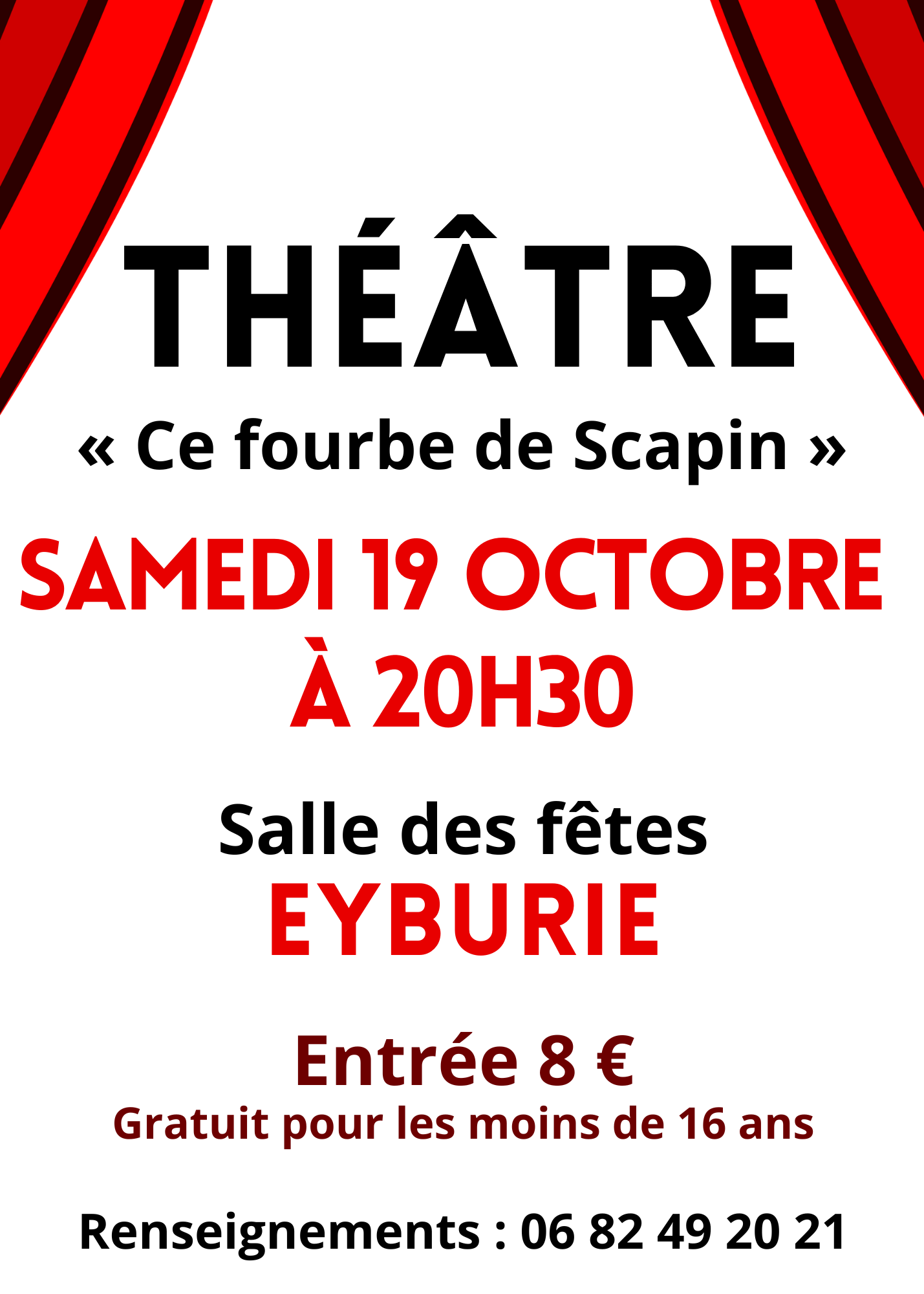 Théâtre "Ce fourbe de Scapin"