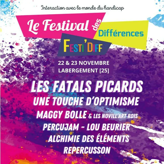 Festival des Différences Espace les Vallières Labergement-Sainte-Marie