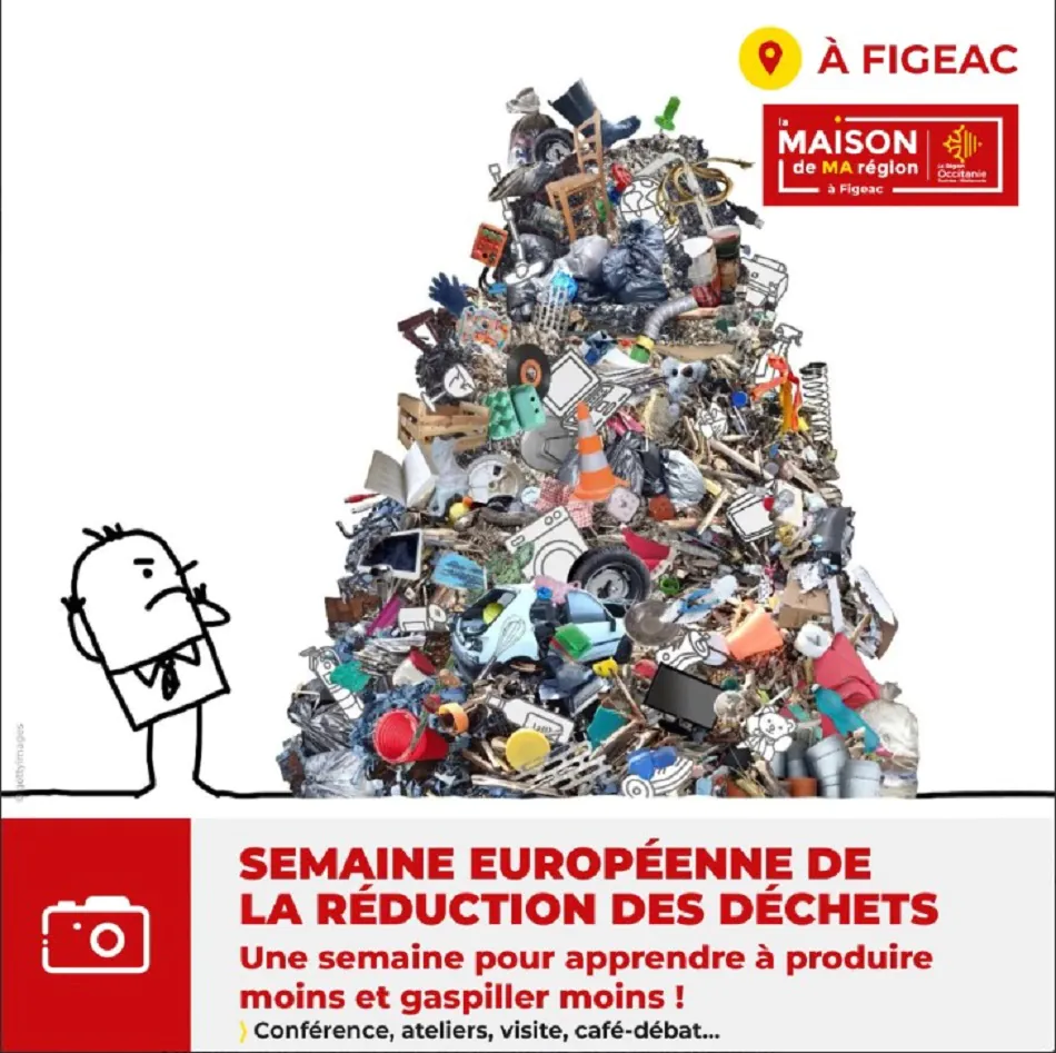 Maison de la région Figeac Semaine Européenne de la Réduction des Déchets dans le Lot