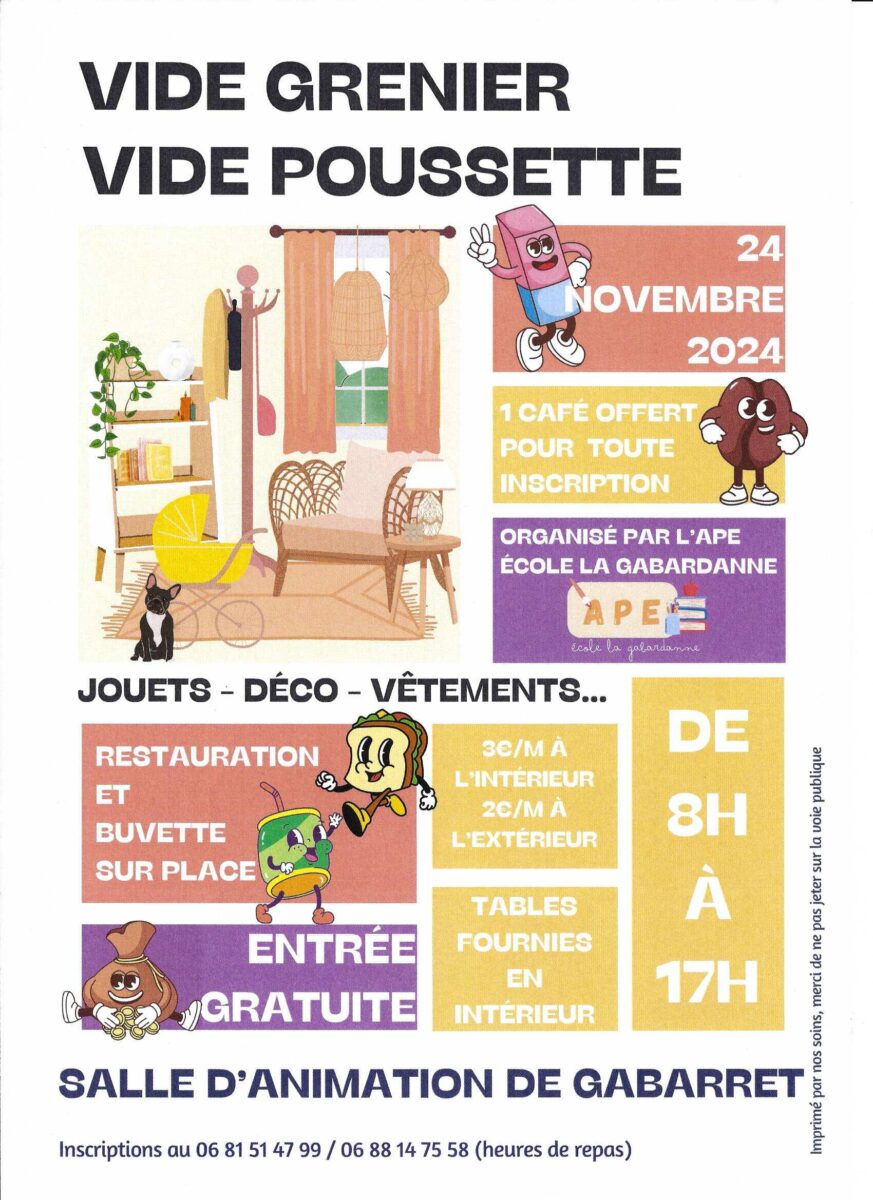 Vide greniers & Vide poussettes