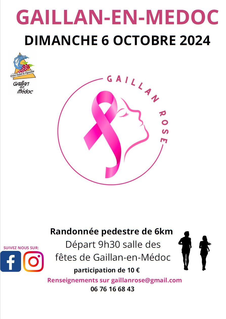 Octobre Rose 2024 Gaillan Rose