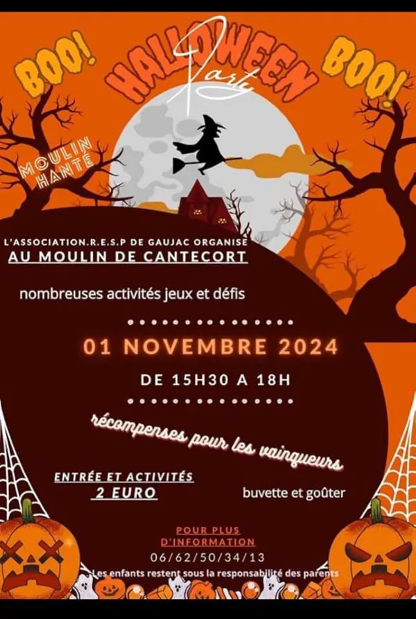 Halloween au Moulin de Cantecort