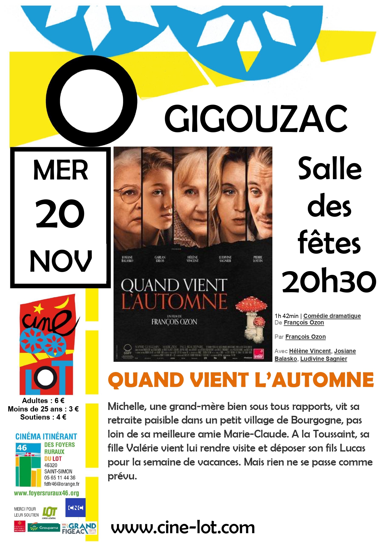 Ciné-Lot "Quand vient l'automne"