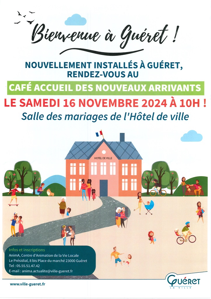 Café accueil des nouveaux arrivants