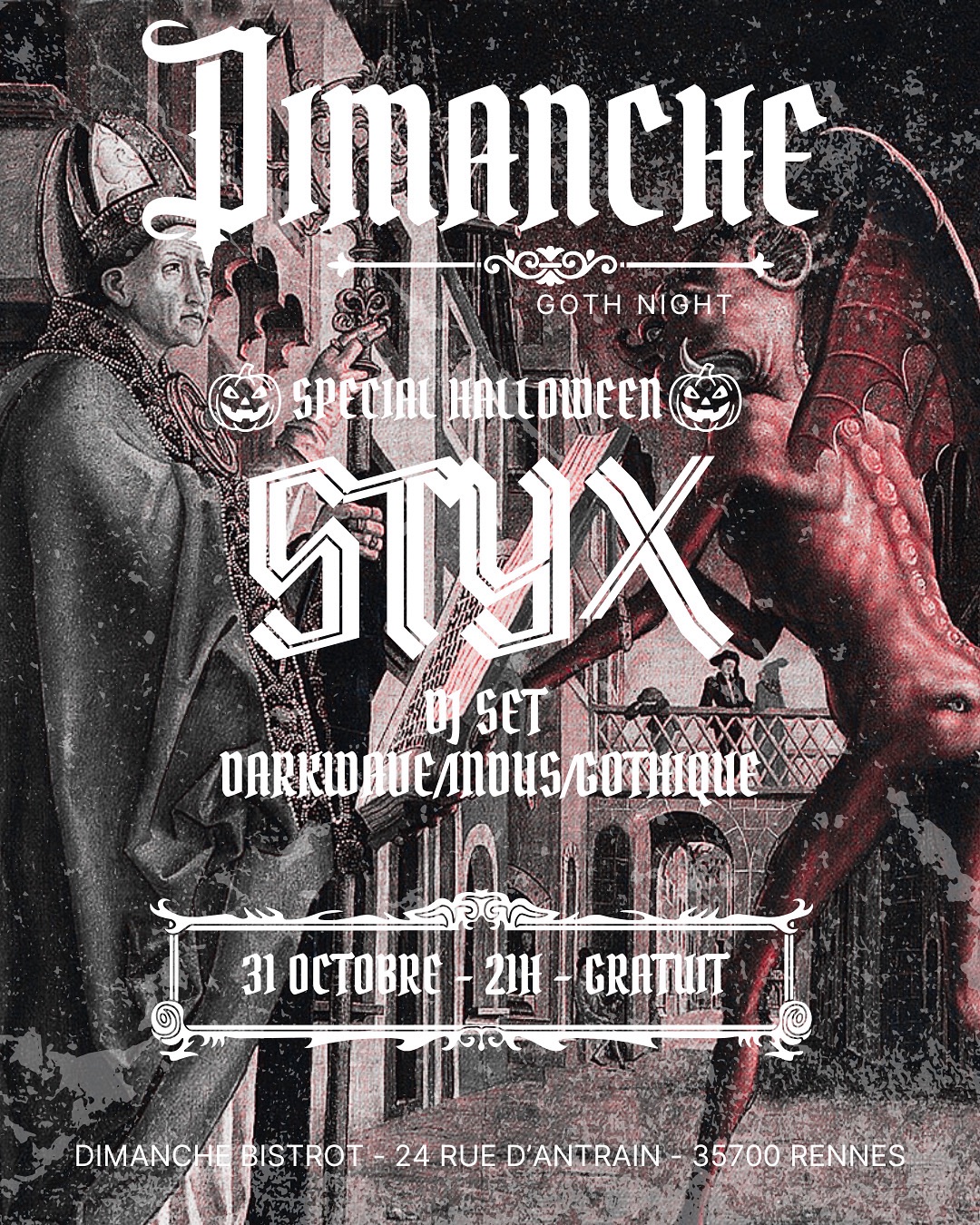 Horror Night – Dimanche Bistrot, Rennes